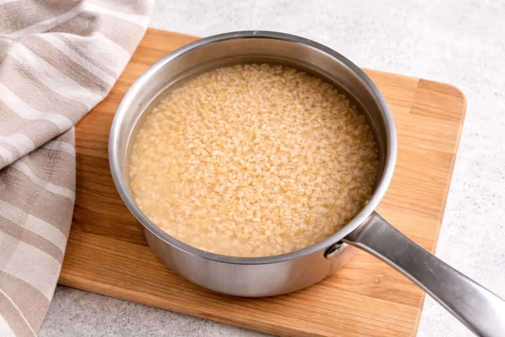 Soaking the Brown Rice