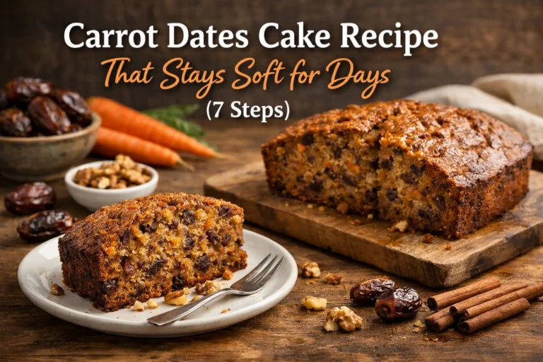 carrot dates cake recipe